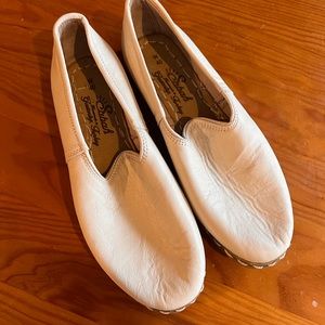 Brand New White Sabah Handmade Leather Shoes